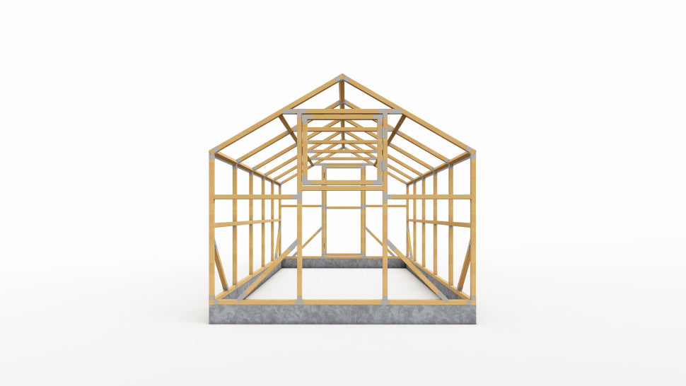 Wood greenhouse CASA 2M