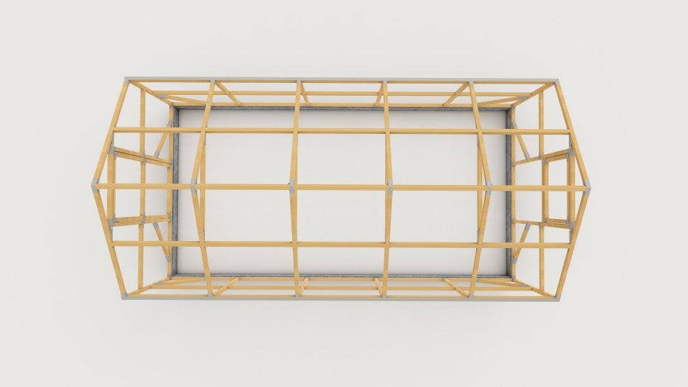 Wood greenhouse CASA 2M