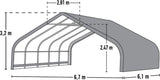 ShelterLogic Run-in-Shed 6.1x6.7m