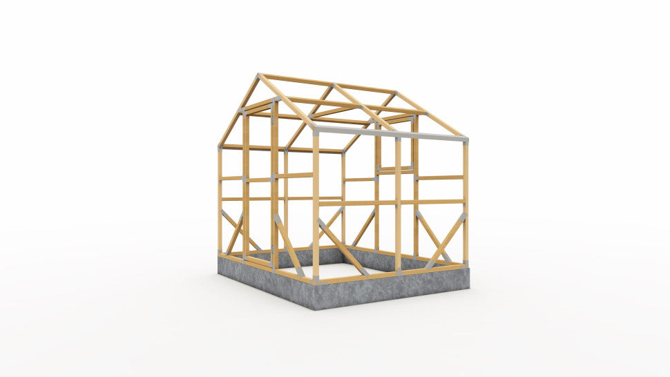 Wood greenhouse CASA 2M