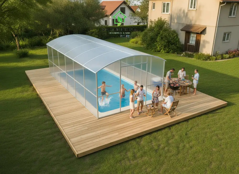 3M Straight-Wall Greenhouse Pool Cover