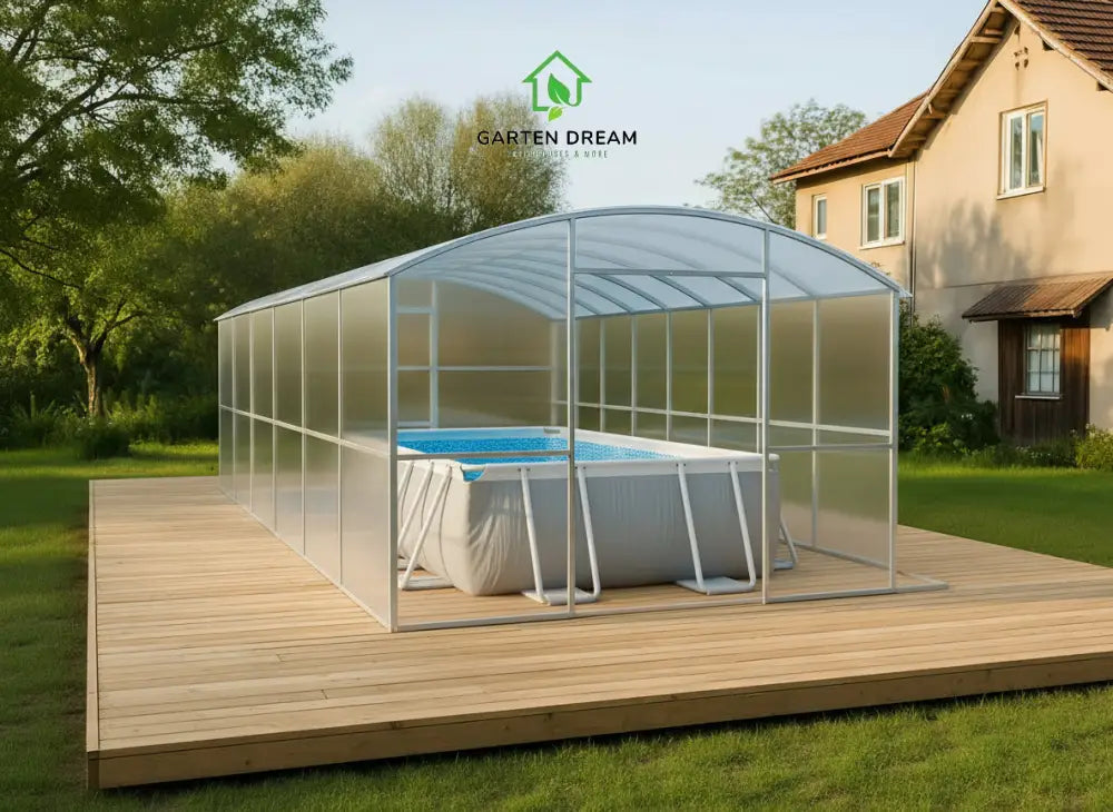 3M Straight-Wall Greenhouse Pool Cover