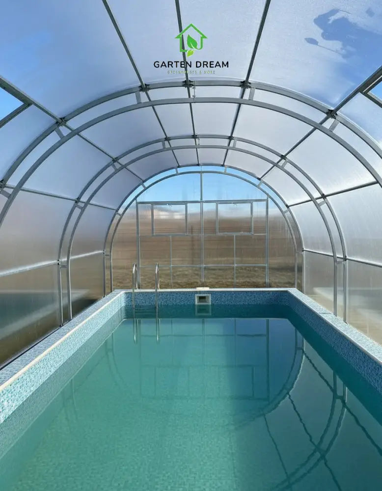 4M High-Arch Greenhouse Pool Cover