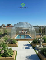 4M High-Arch Greenhouse Pool Cover