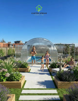 4M High-Arch Greenhouse Pool Cover
