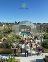 4M High-Arch Greenhouse Pool Cover