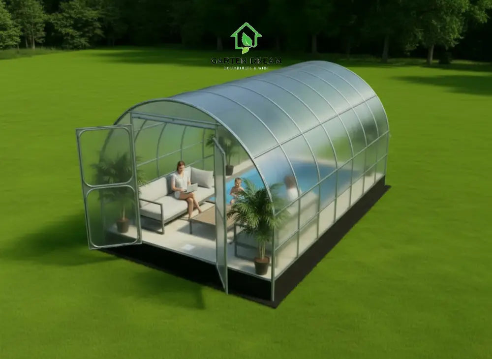 4M Tunnel Greenhouse Pool Cover
