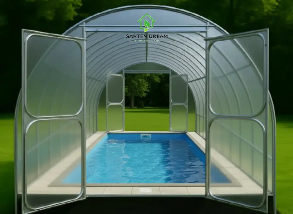 4M Tunnel Greenhouse Pool Cover