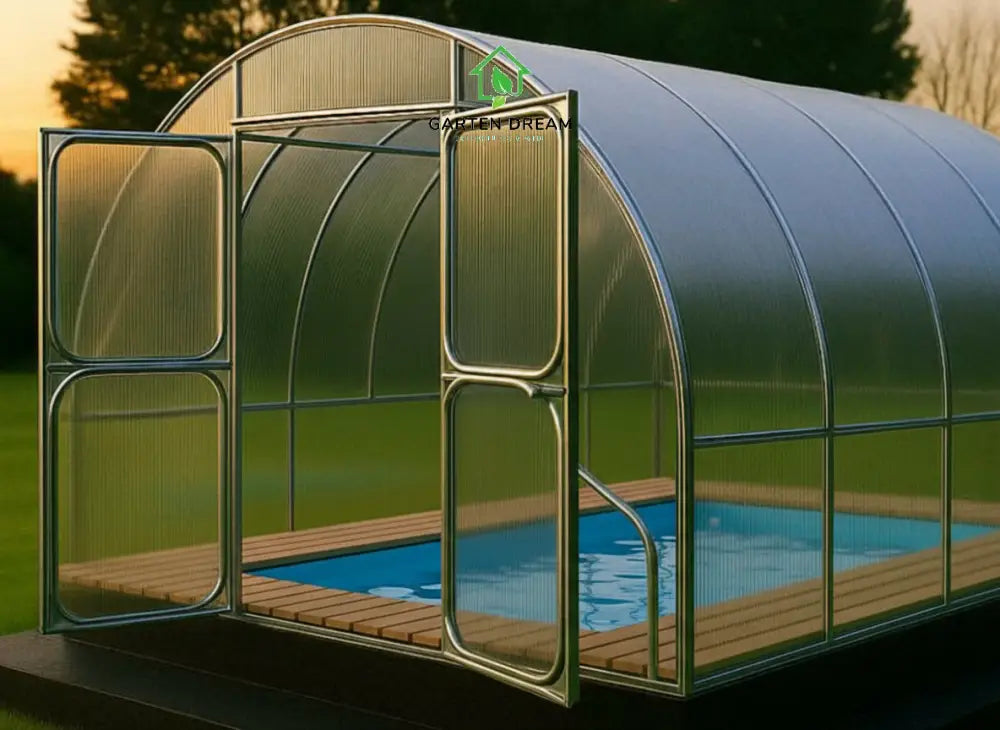 4M Tunnel Greenhouse Pool Cover