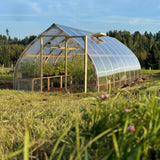 Arched wood greenhouse 3.5M