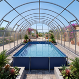 5M "Nero" Tunnel Greenhouse Pool Cover
