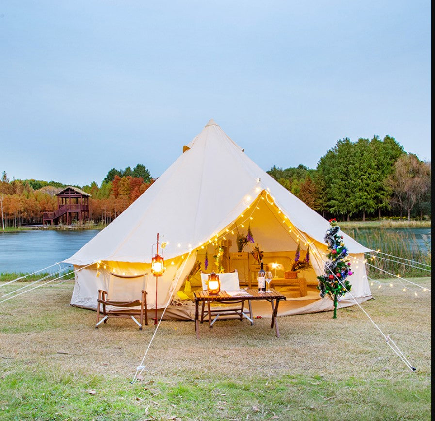 Tente de Glamping extérieure, tente glamour extérieure pour le camping familial