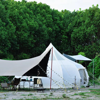 Luxe : Tente Bell - Glamping en plein air et vie familiale à son meilleur