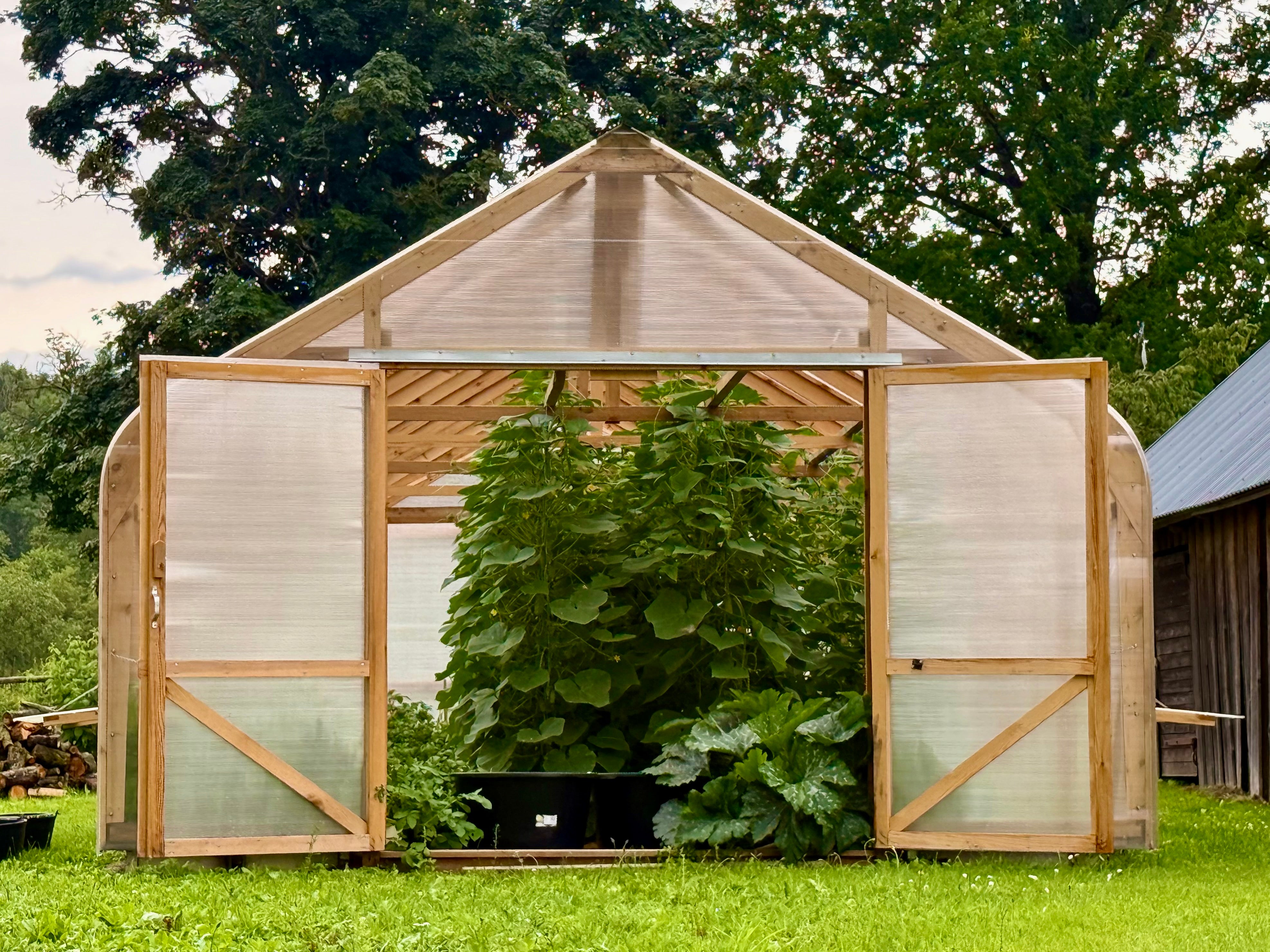 Classic Wood greenhouse 4.5M