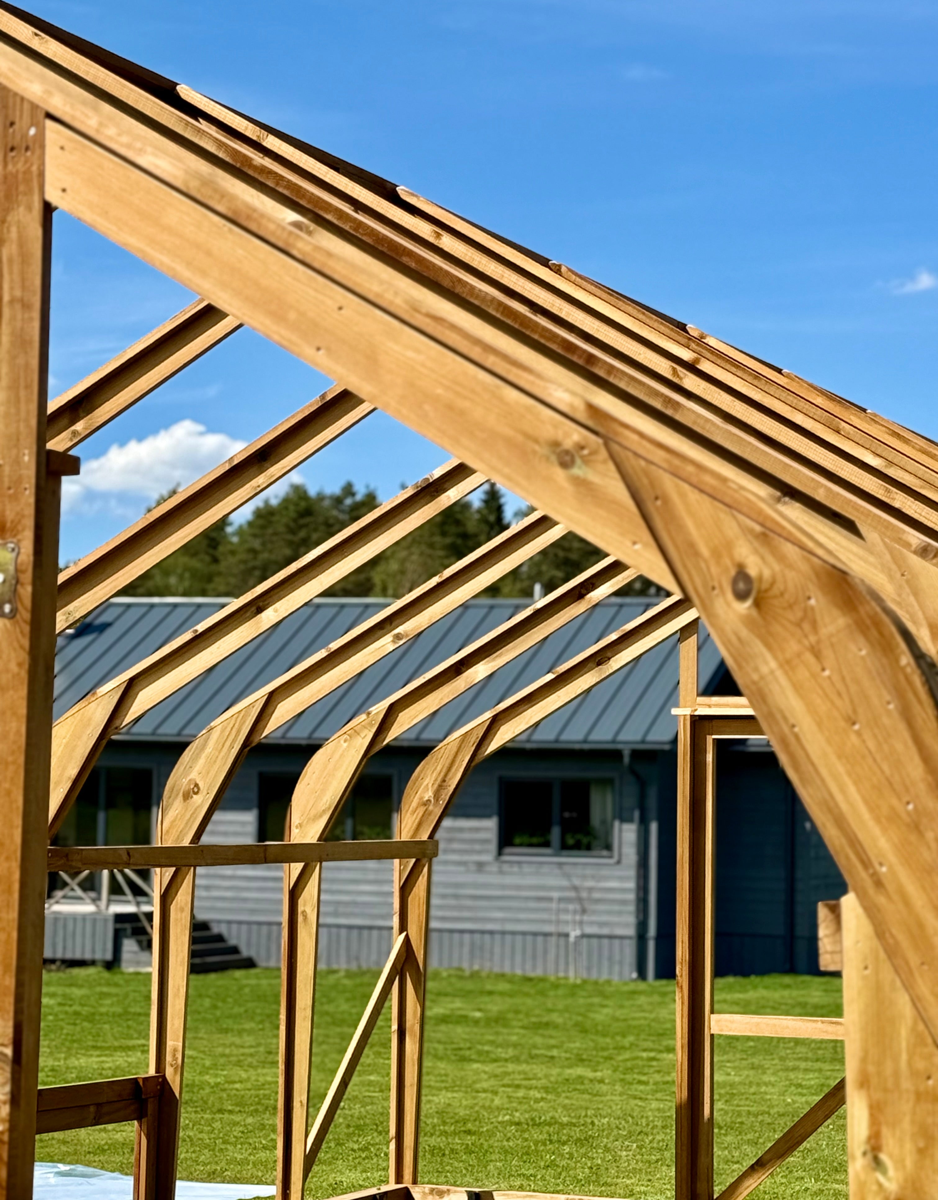 Classic Wood greenhouse 4.5M
