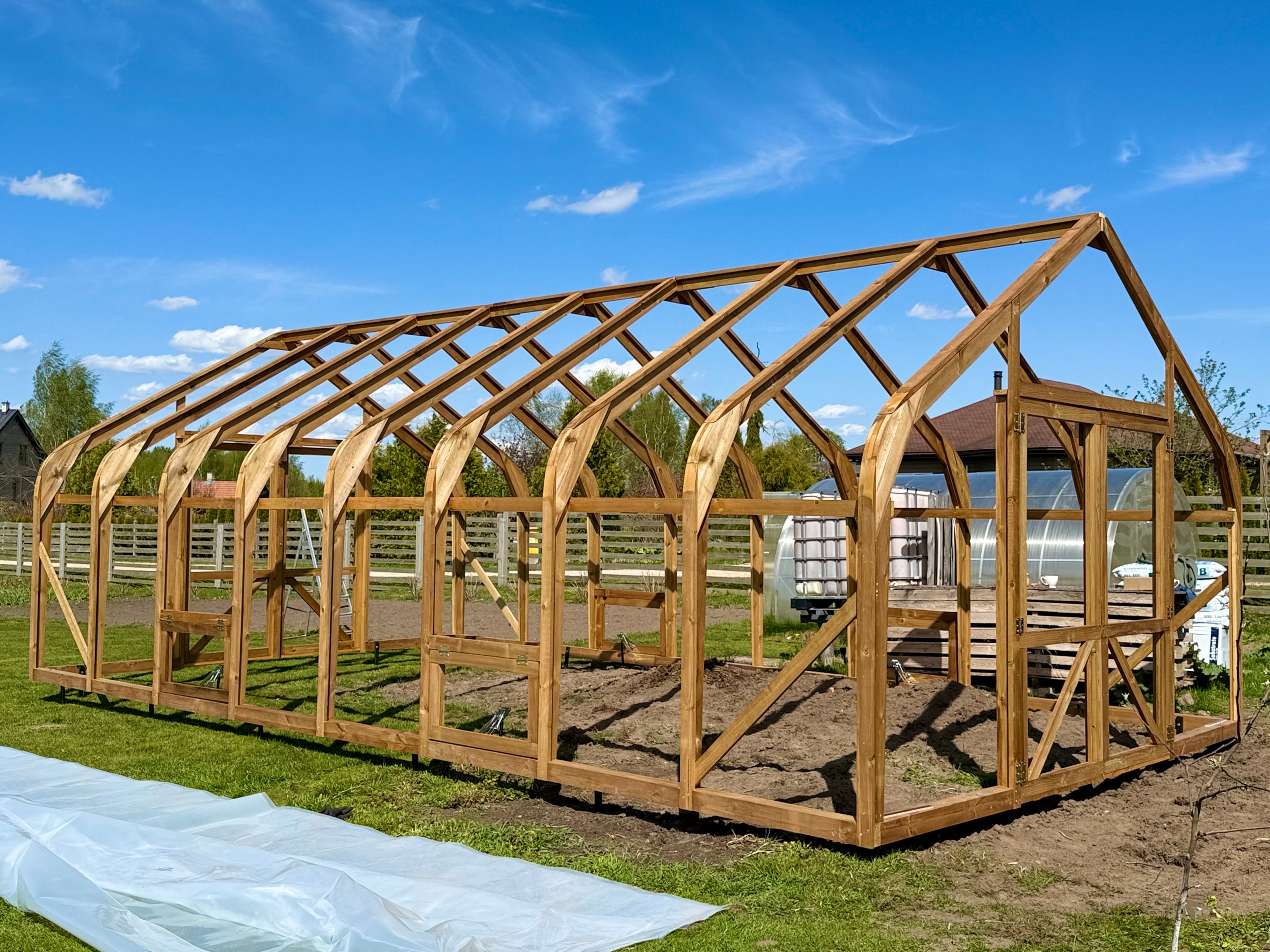 Classic Wood greenhouse 4.5M