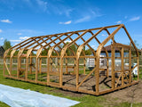 Classic Wood greenhouse 4.5M