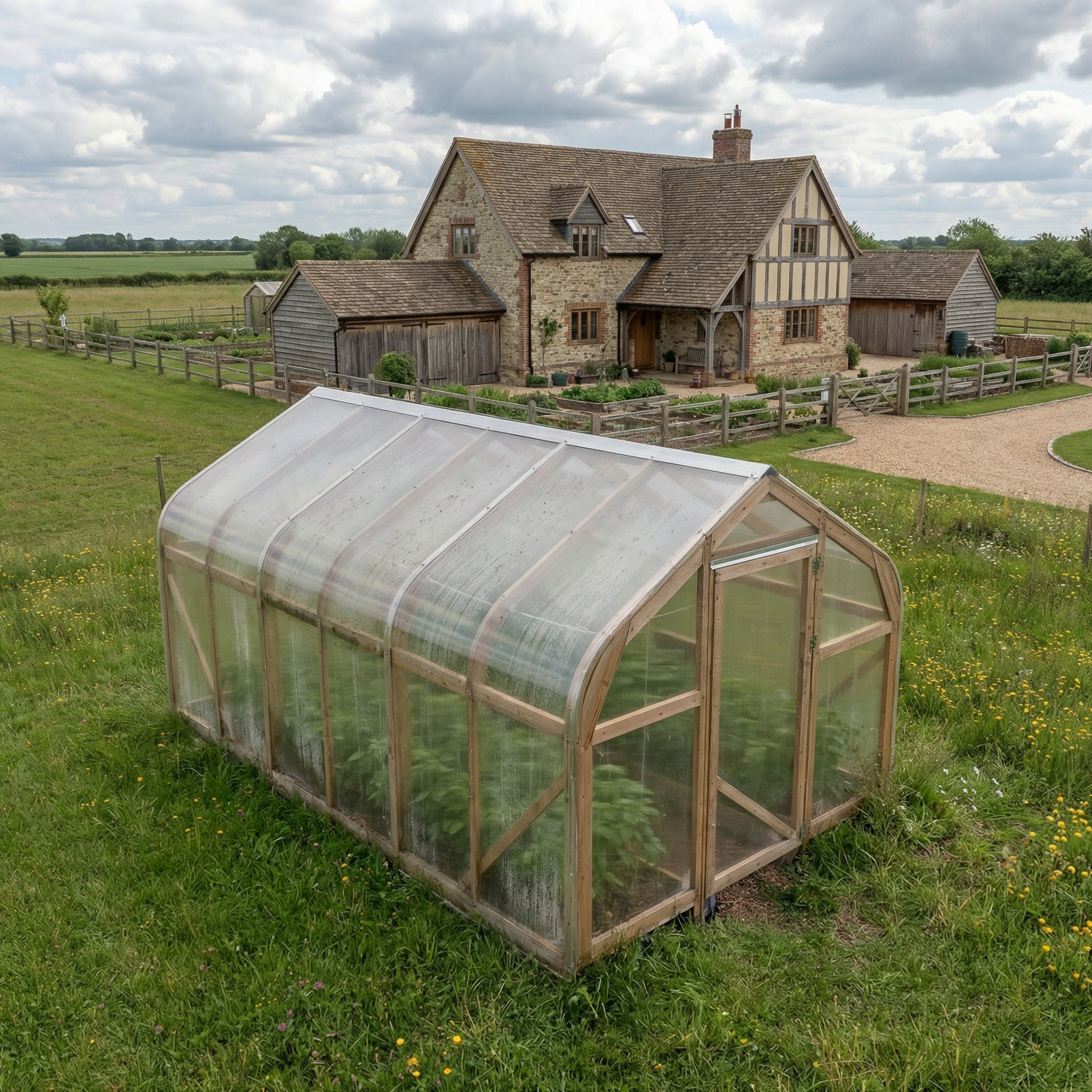 Classic Wood greenhouse 2.5M