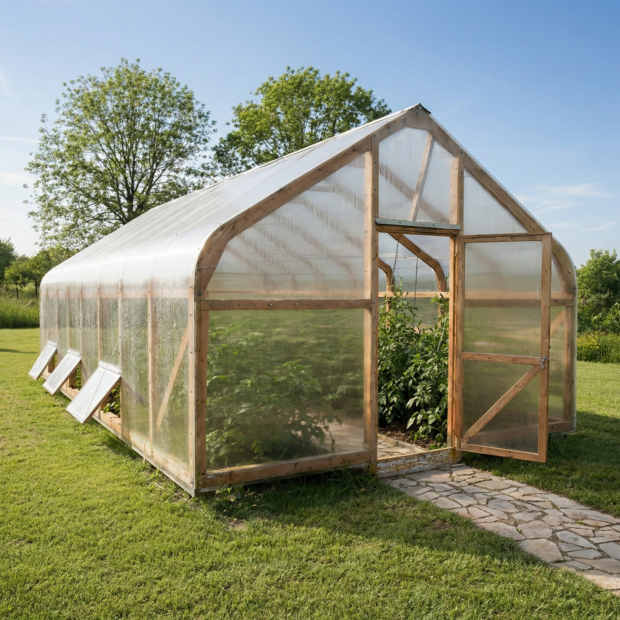 Classic Wood greenhouse 4.5M