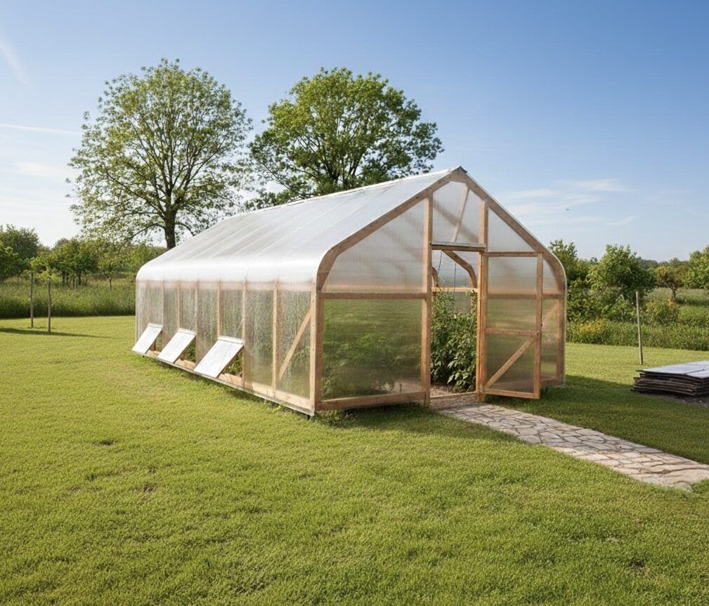 Classic Wood greenhouse 4.5M