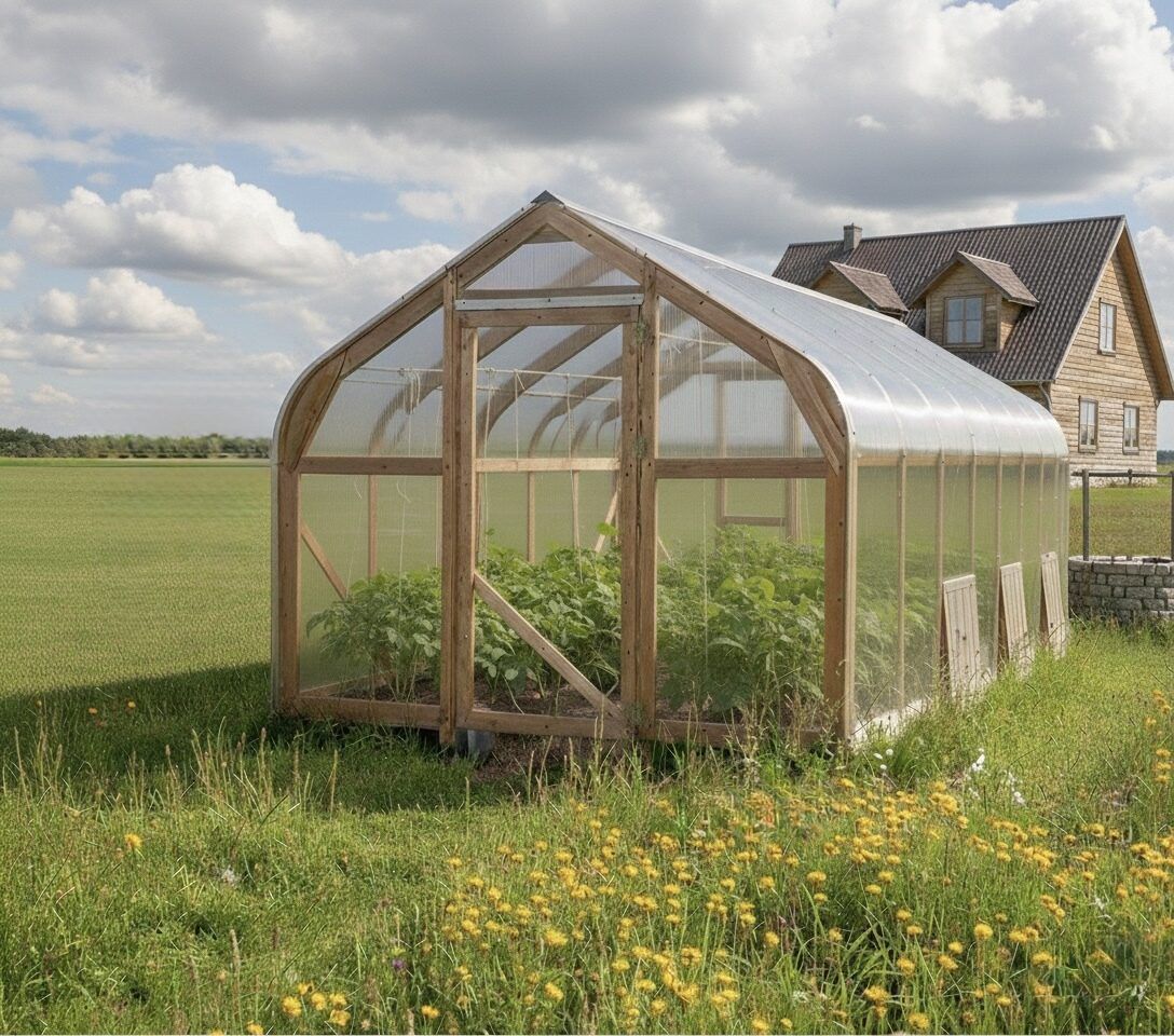 Classic Wood greenhouse 2.5M