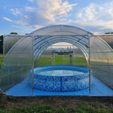 4M Tunnel Greenhouse Pool Cover