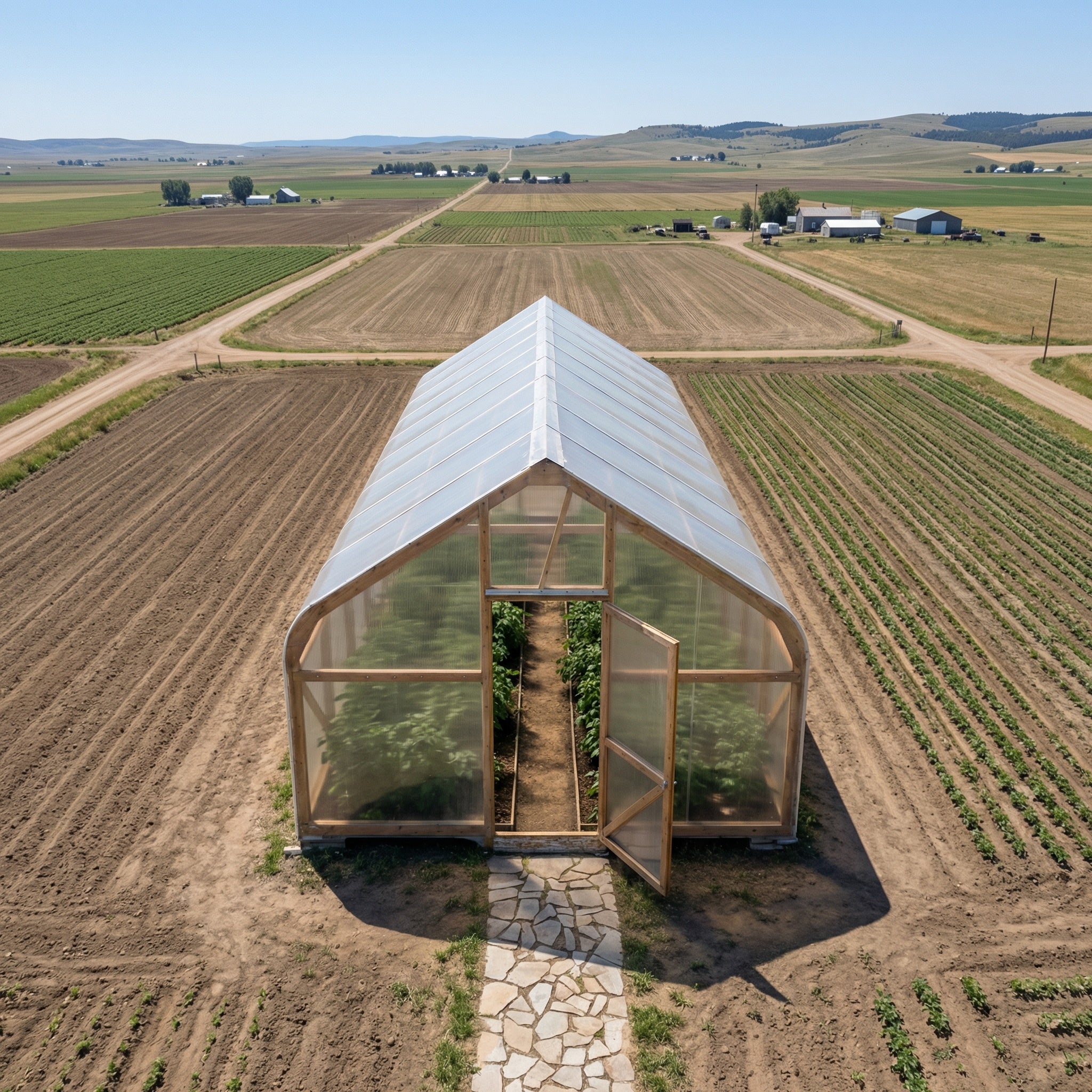 Classic Wood greenhouse 4.5M
