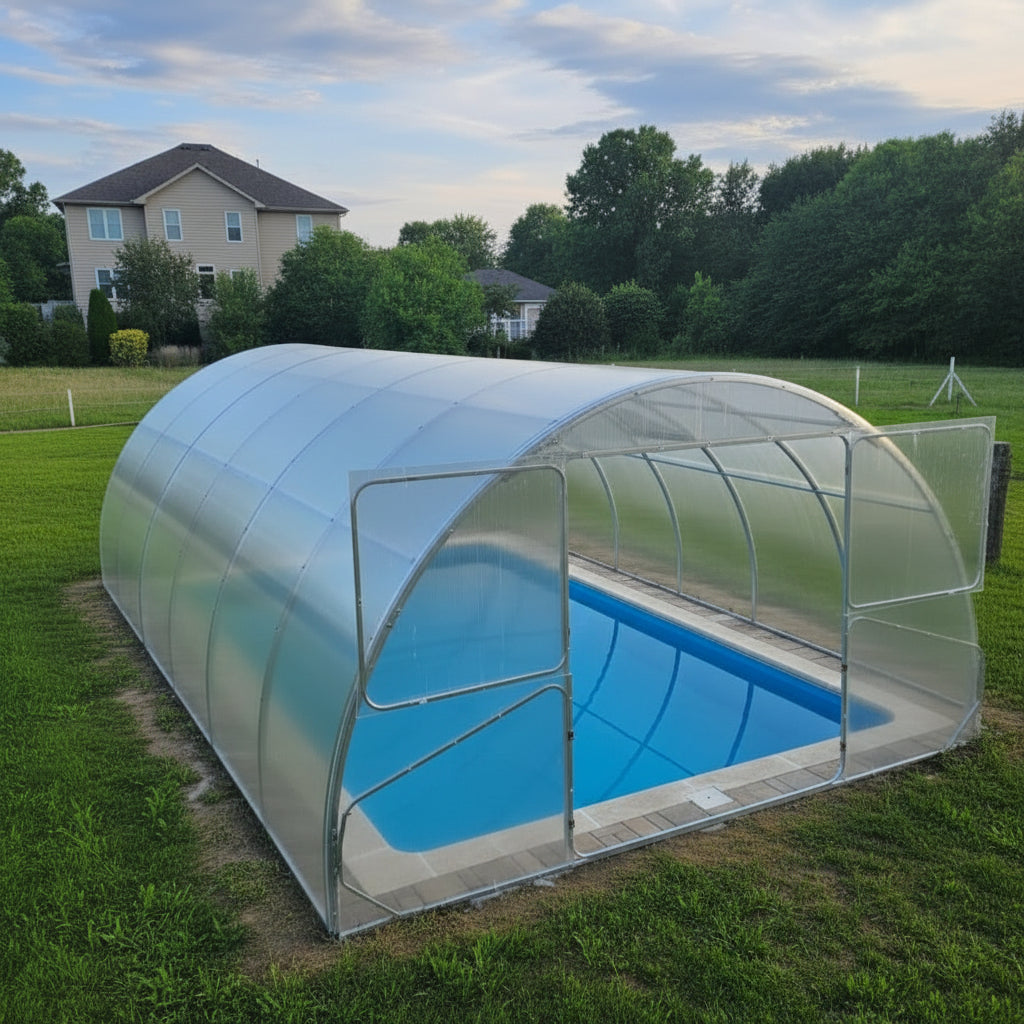 4M Tunnel Greenhouse Pool Cover