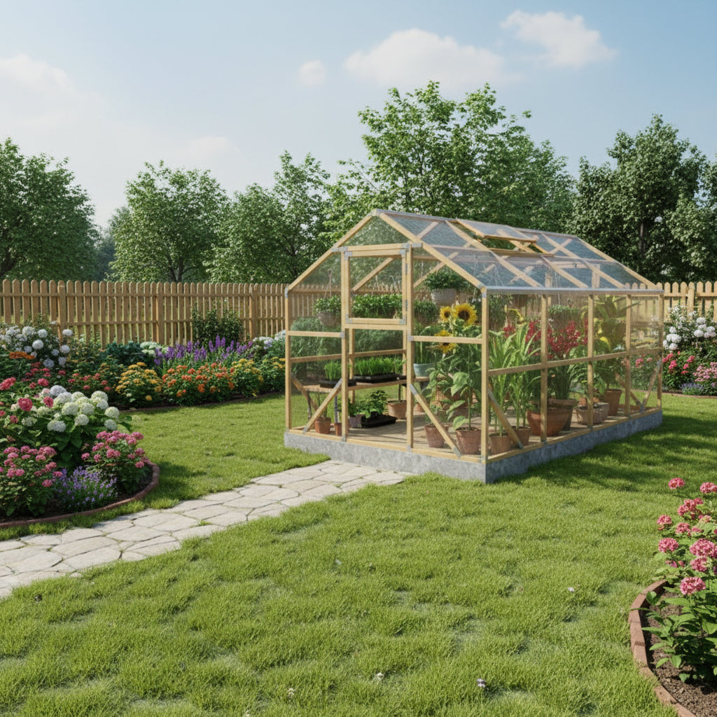 Wood greenhouse CASA 2M