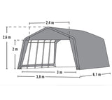 Onderdak, weidetent, carport 6.1x3.8m